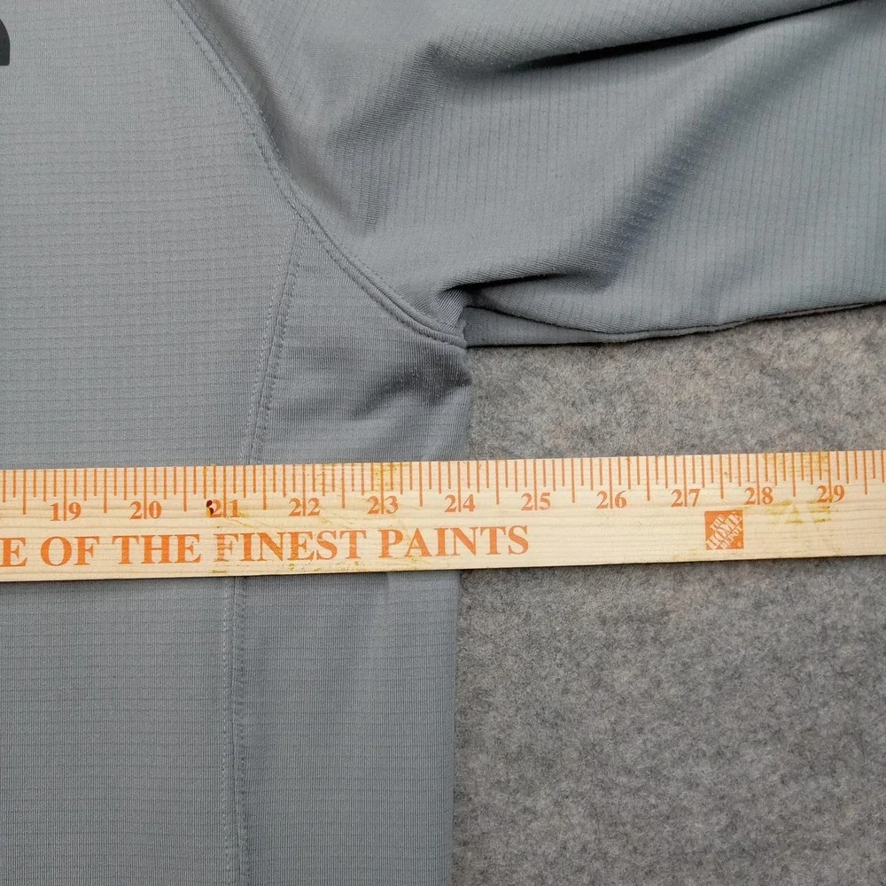 North Face Pullover Mens XXL Quarter Zip Mock Neck Waffle Thermal Stretch Fleece